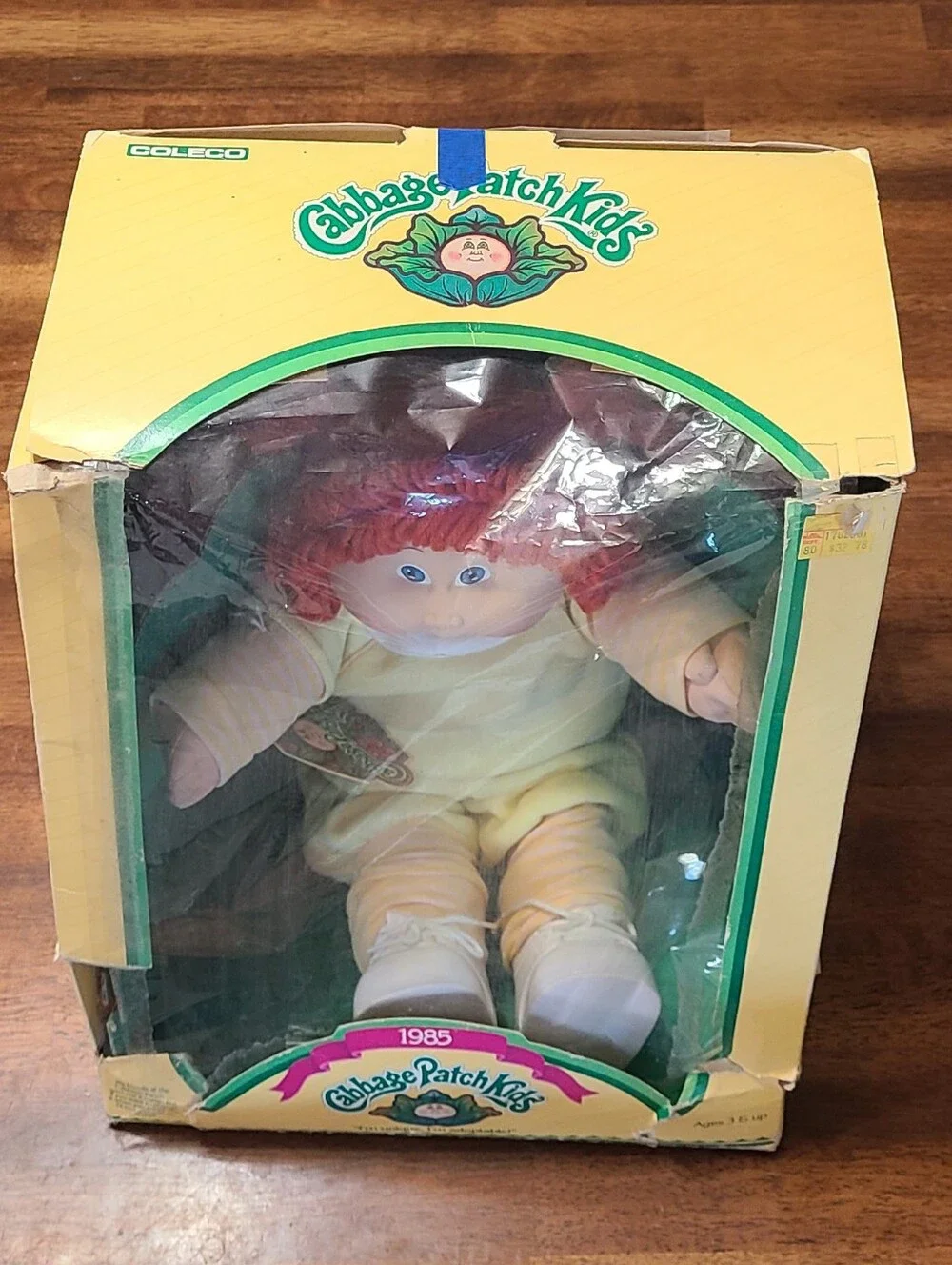 Cabbage Patch Kids Doll Red Hair Vintage 1985